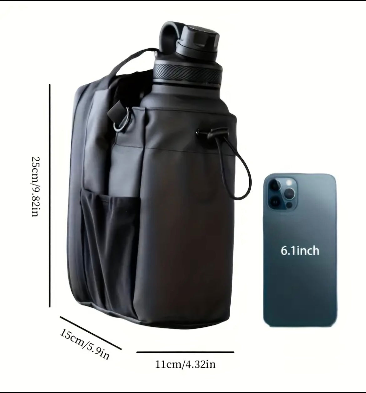 Sac de Sport Magnétique Étanche Sakium™ – Noir