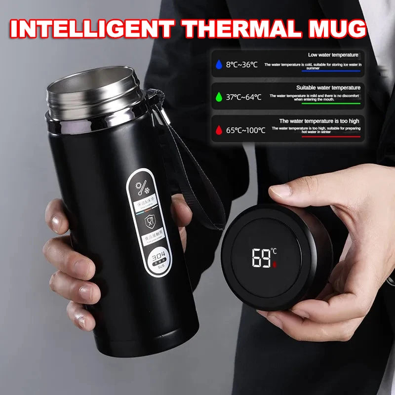 Thermos Isotherme Inox 1L avec Affichage LED de Température